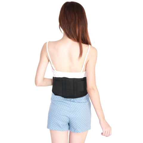 Image of Comfortable to wear, this self heating lower back pain relief belt is worn around the waist to relieve lower back pain.